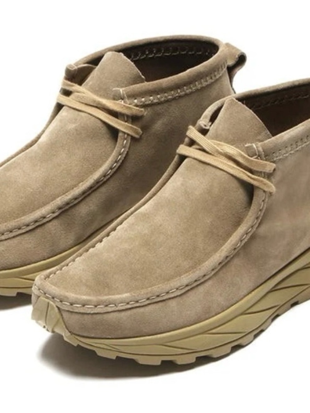 Clarks Originals Wallabee Eden Vibram Dark Sand Suede 26178177 Men's Sz 9.5